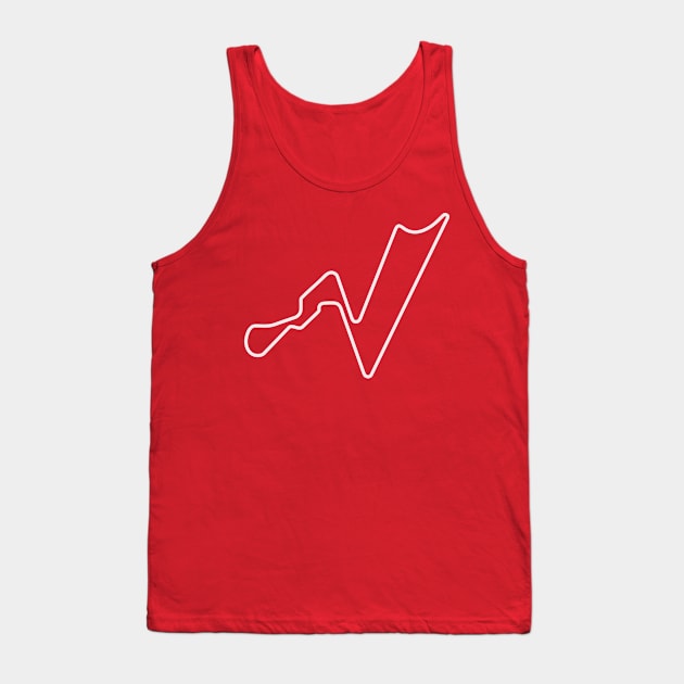 Buddh International Circuit [outline] Tank Top by sednoid